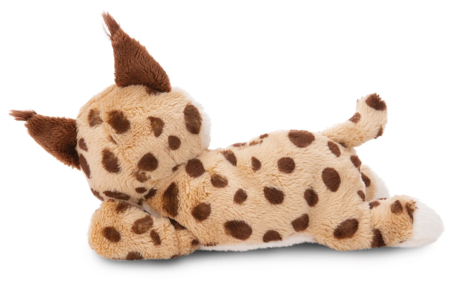 Lying Soft Toy Lynx Mum & Kid NICI GREEN