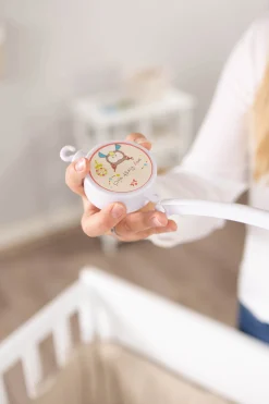 Musical Mobile Rabbit and Owl in gift box