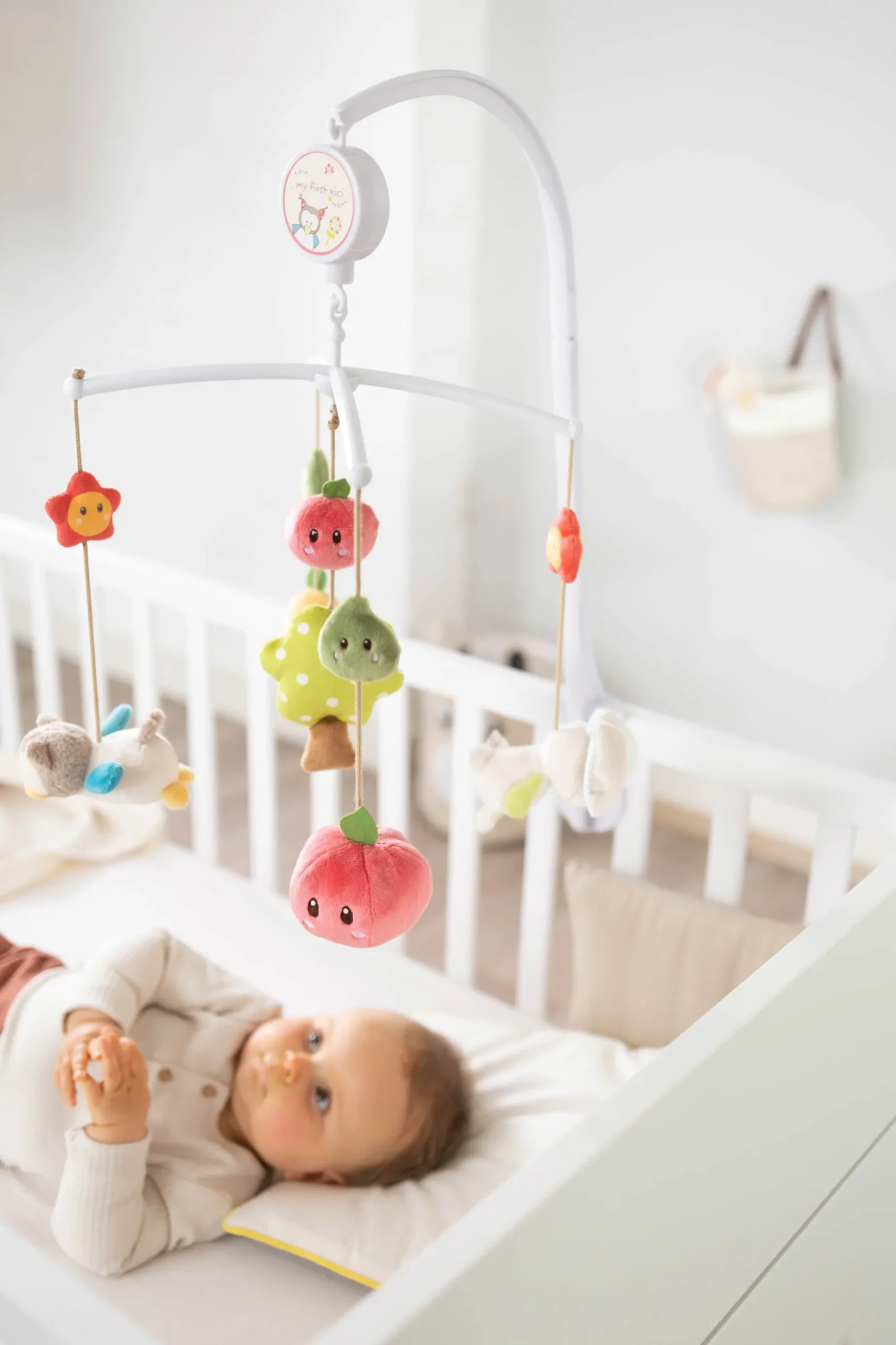 Musical Mobile Rabbit and Owl in gift box