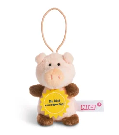Pendant pig "Du bist einzigartig"