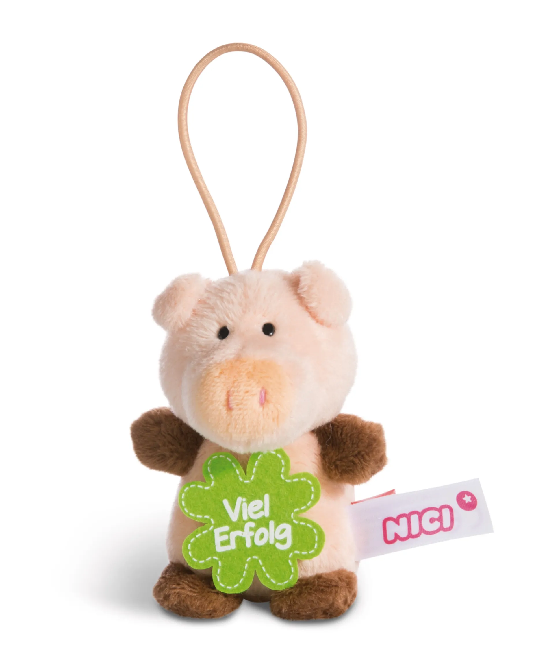 Pendant pig "Viel Erfolg"