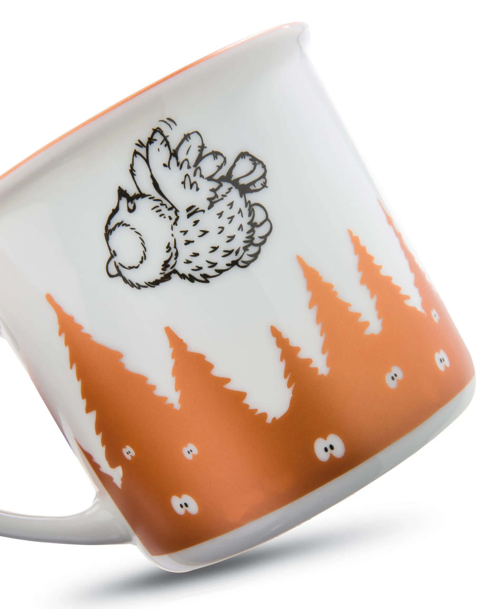 Porcelain mug metallic 'Ich befürchte ich bin wach'