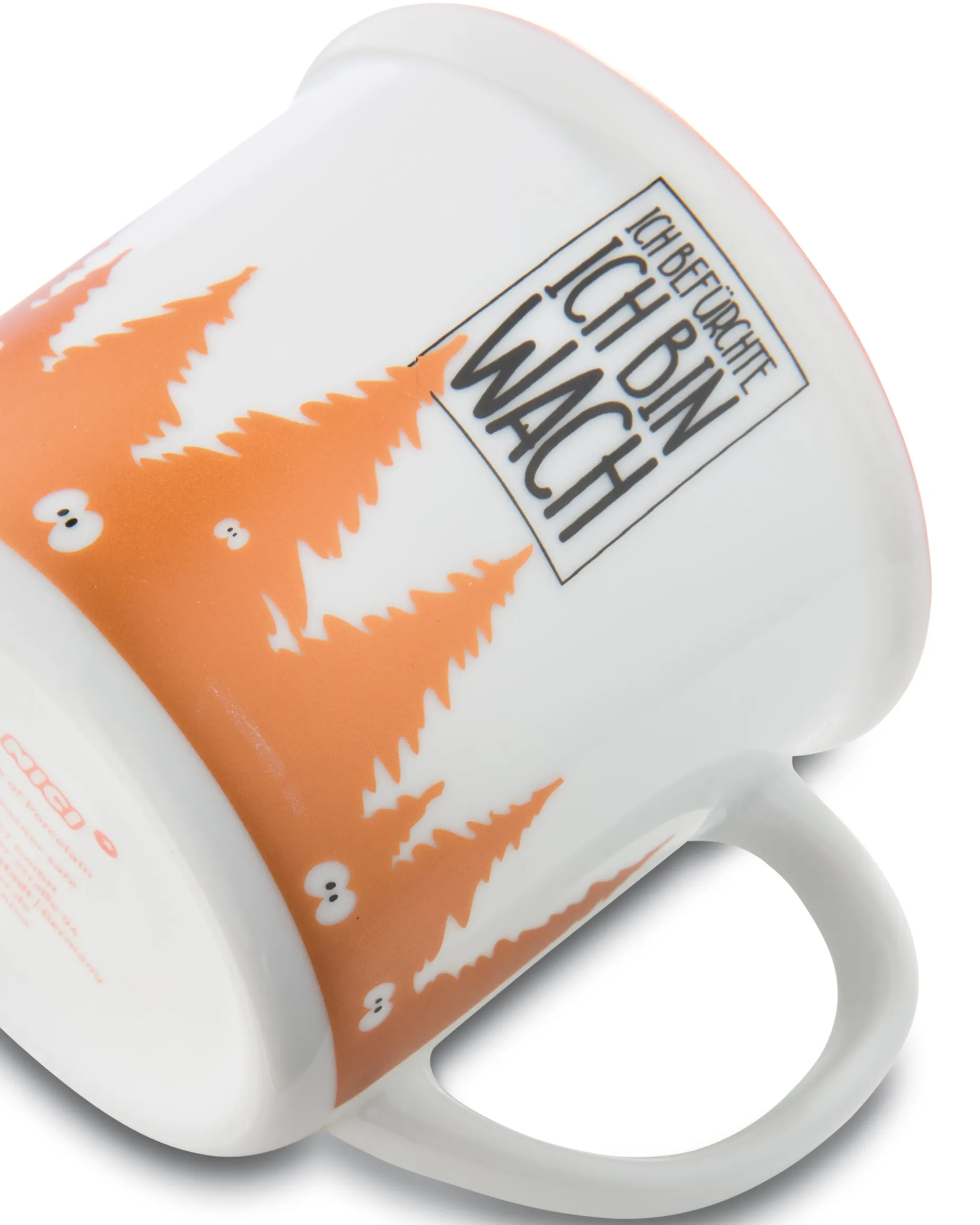 Porcelain mug metallic 'Ich befürchte ich bin wach'