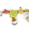 Pram rattle chain Rabbit and Owl