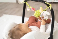 Pram rattle chain Rabbit and Owl