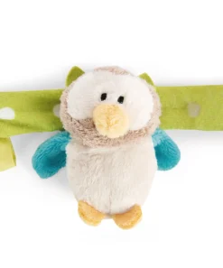 Pram rattle chain Rabbit and Owl