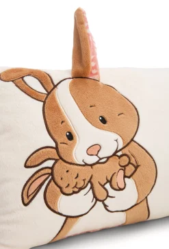 Rechteckiges Kissen Hase & Kind Hopsala NICI GREEN