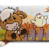 Rectangular Cushion Highland Cattle McMooray & Chick Eggwina GREEN