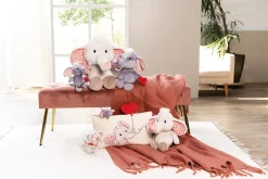 Rectangular Cushion Love Elephant NICI GREEN