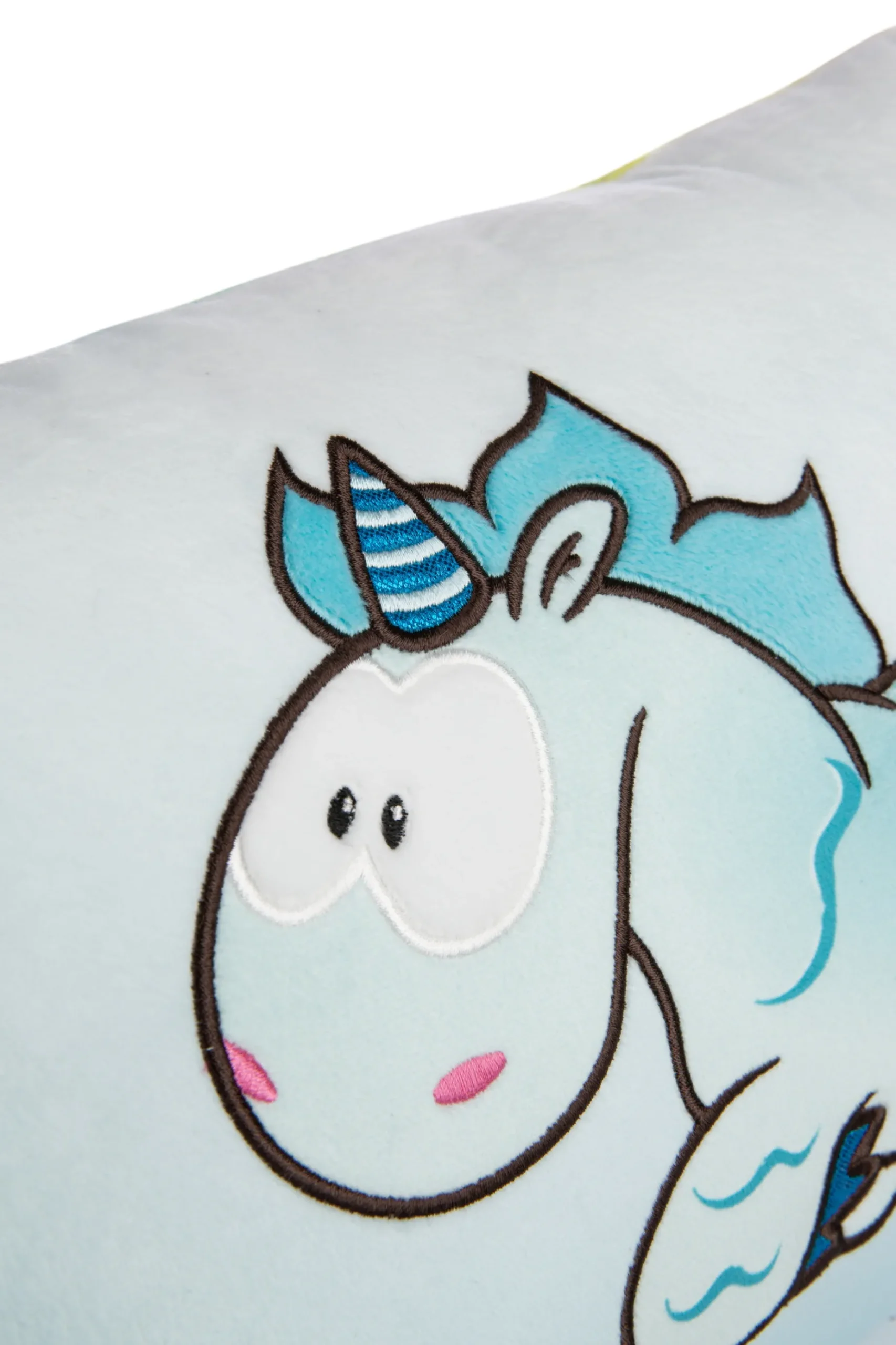 Rectangular Cushion Unicorn Aquario NICI GREEN