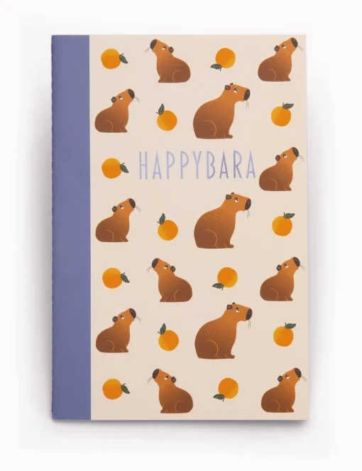 Ruled Notebook Capybara "Happybara"