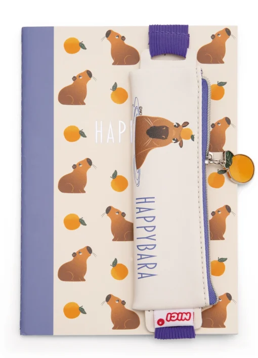 Ruled Notebook Capybara "Happybara"