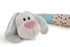 Soft baby bumper with music box