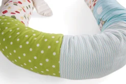 Soft baby bumper with music box