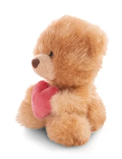 Soft Toy Bear light brown with heart