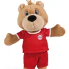 Soft Toy FC BAYERN Bear Berni with Football Jersey and Suction Cap NICI GREEN