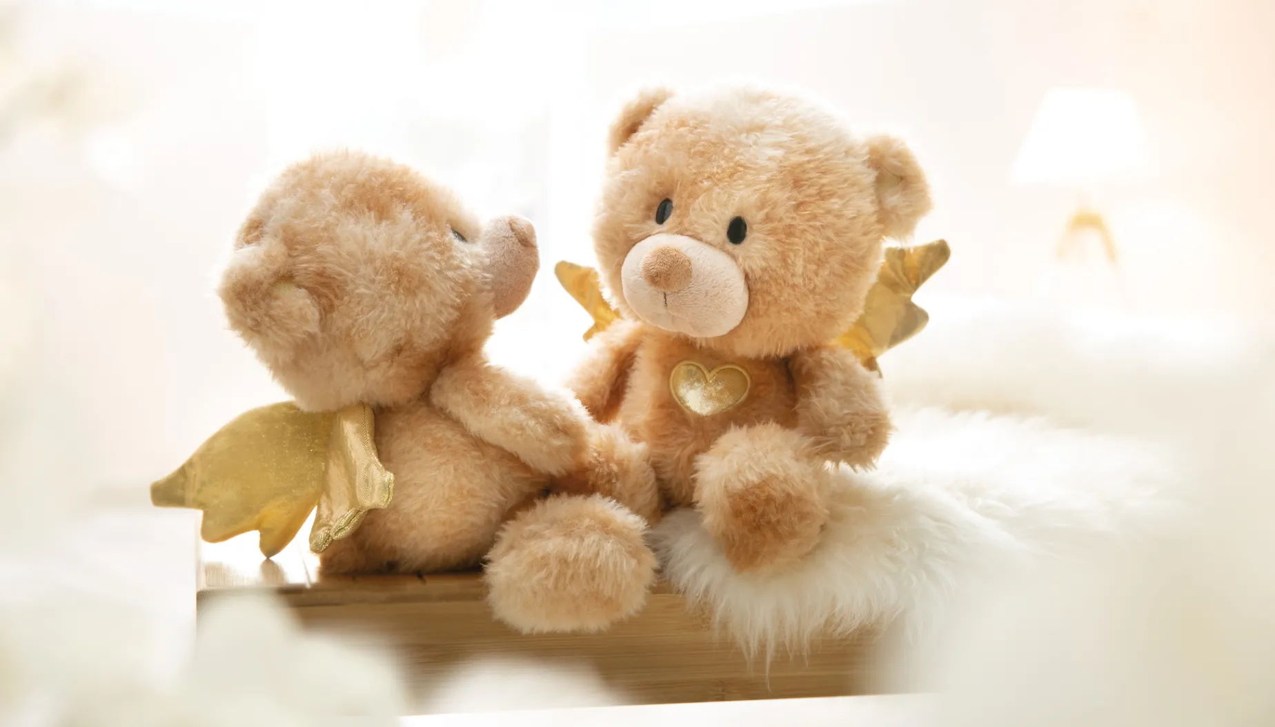 Soft Toy Guardian Angel Bear La La Bearie 28cm in gift box