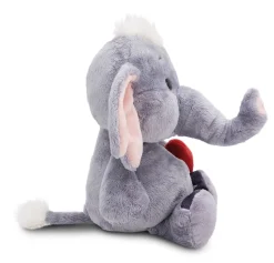 Soft Toy Love Elephant dark grey w/magnet heart NICI GREEN