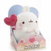 Soft Toy MOLANG 16cm with heart-shaped balloon in gift box