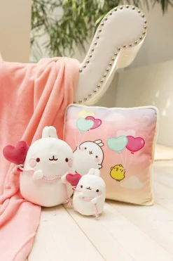 Soft Toy MOLANG 12cm with heart-shaped balloon