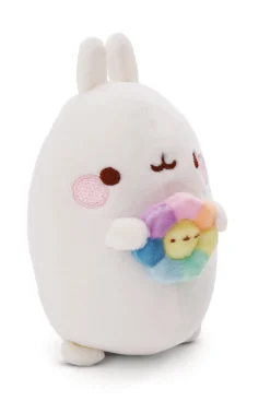 Soft Toy MOLANG 12cm with rainbow flower