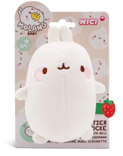 Soft toy MOLANG with bell