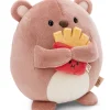 Soft toy mymochi Bear Nomo 27cm with french fries