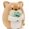 Soft toy mymochi Dog Hiro 16cm with bubble tea in gift box