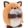 Soft toy mymochi Fox Geeks 27cm with video game