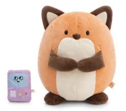 Soft toy mymochi Fox Geeks 27cm with video game