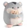 Soft toy mymochi Hamster Shai 27cm with cookie
