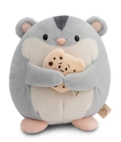 Soft toy mymochi Hamster Shai 16cm with cookie in gift box