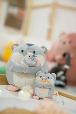 Soft toy mymochi Hamster Shai 16cm with cookie in gift box