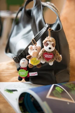 Soft Toy Pig "Ich bringe dir Glück" with loop