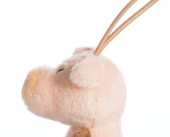 Soft Toy Pig "Ich bringe dir Glück" with loop