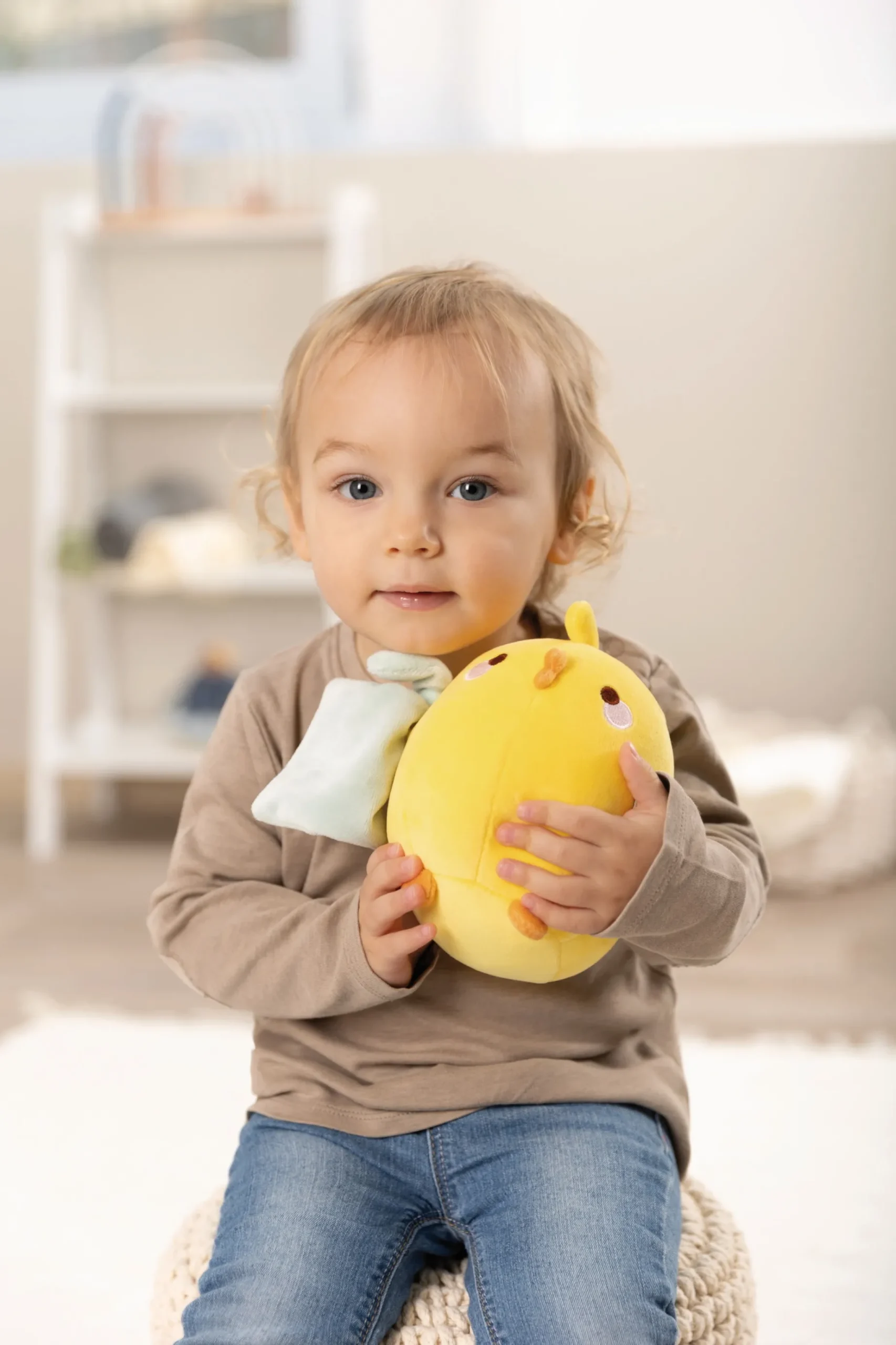 Soft toy Piu Piu with comforter