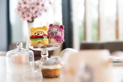 Soft Toy Set Bunny Pibu with soft ice cream and strawberry costume in gift box