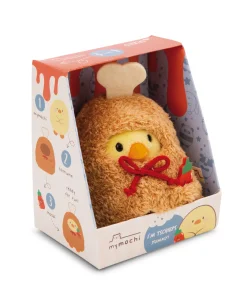 Soft Toy Set Chick Tschieps with chili-sauce and chicken leg costume in gift box