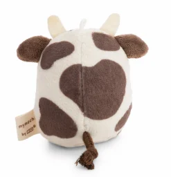 Soft Toy Set Cow Moona with milk-shake and soft ice cream costume in gift box
