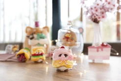 Soft Toy Set Cow Moona with milk-shake and soft ice cream costume in gift box