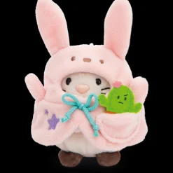 Soft toy Set mymochi Cat Angy with cactus and bunny costume