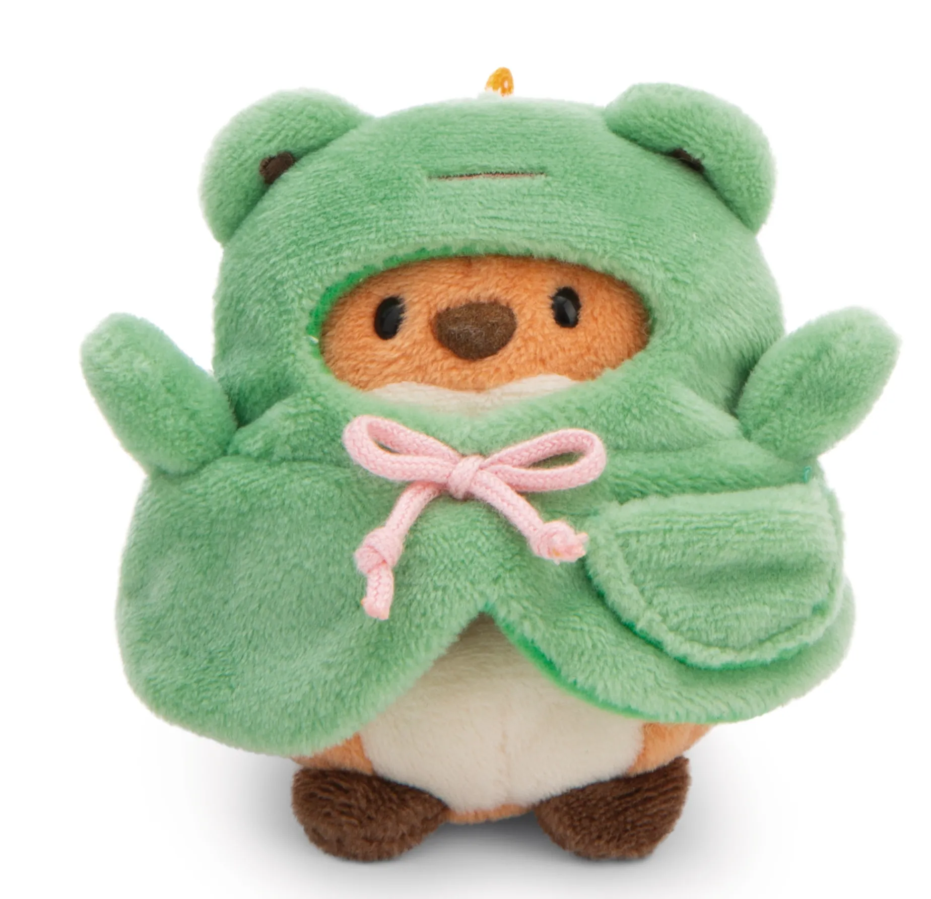 Soft toy Set mymochi Fox Geeks with video game and frog costume