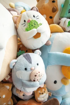 Soft toy Set mymochi Hamster Shai with cookie and dog costume