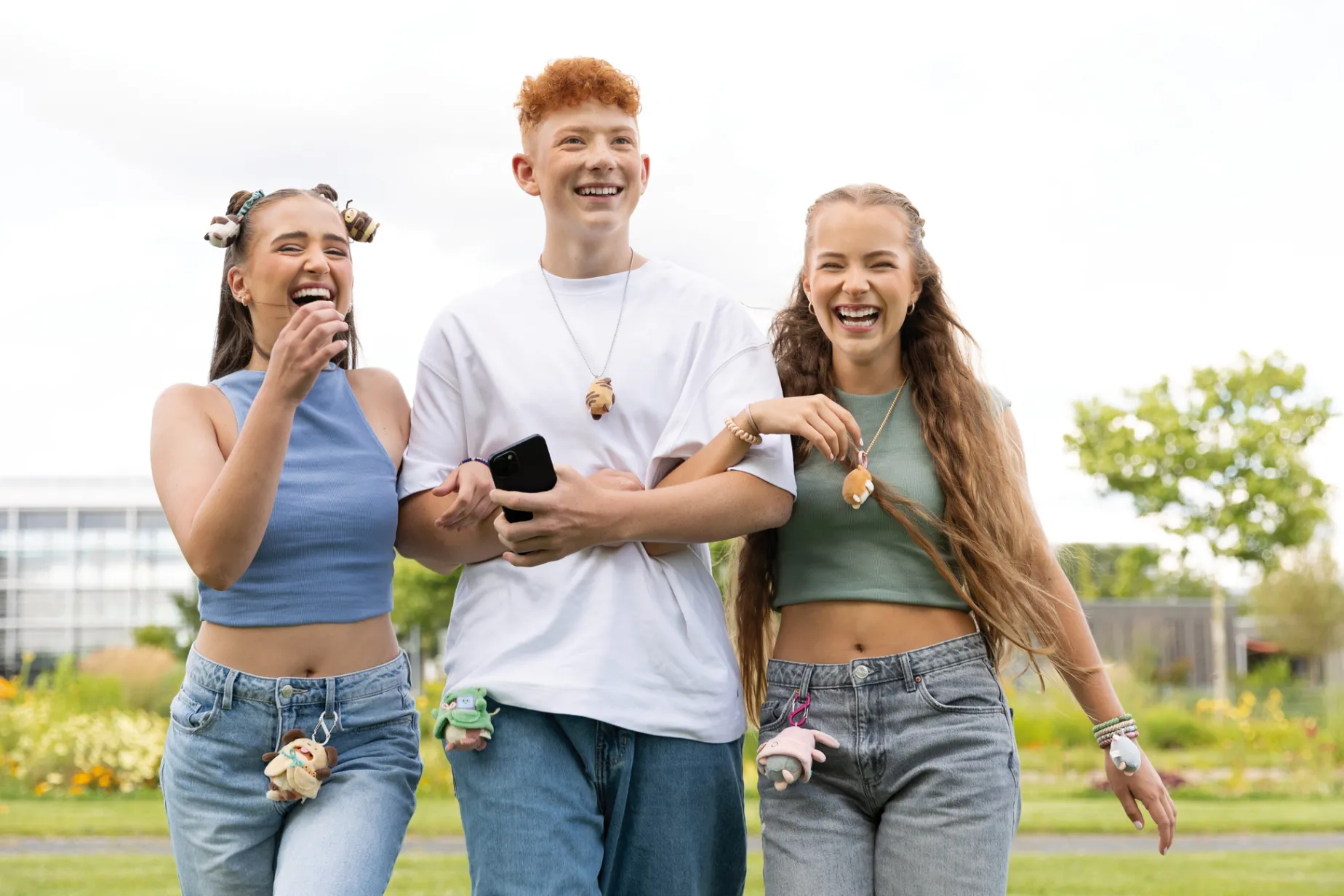 Soft toy Set mymochi Hamster Shai with cookie and dog costume