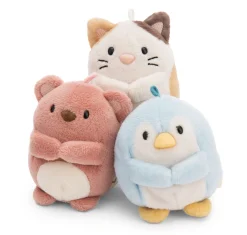 Soft toy Set mymochi Penguin Waddle with duck and cat costume