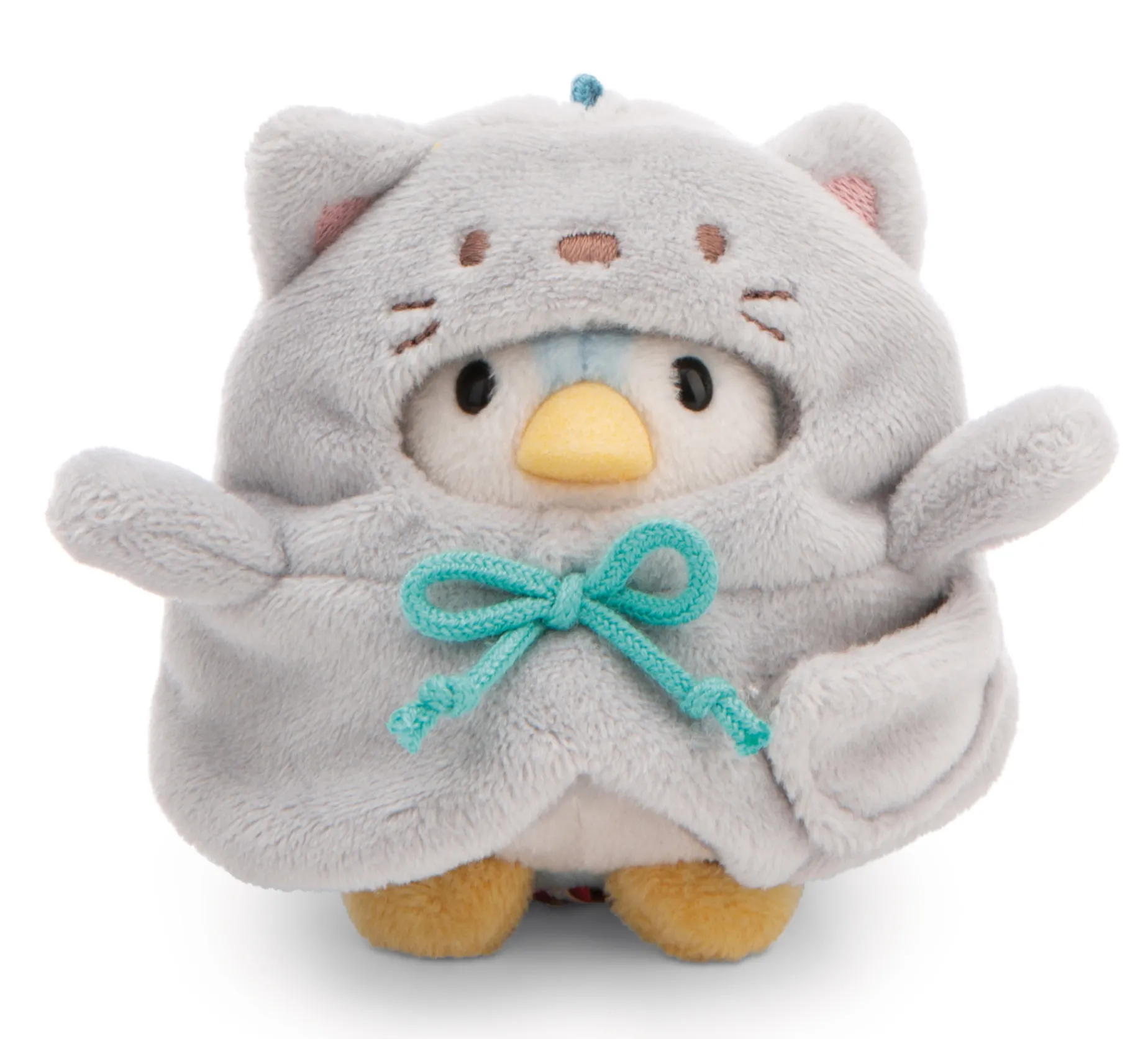 Soft toy Set mymochi Penguin Waddle with duck and cat costume