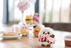 Soft Toy Set Panda Kono with chocolate and popcorn costume in gift box