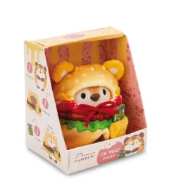 Soft Toy Set Tiger Tiggy with pickle jar and hamburger costume in gift box