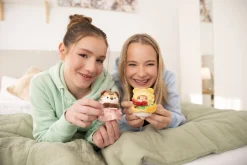 Soft Toy Set Tiger Tiggy with pickle jar and hamburger costume in gift box