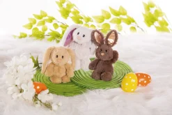 Soft Toy Spring Rabbit light grey